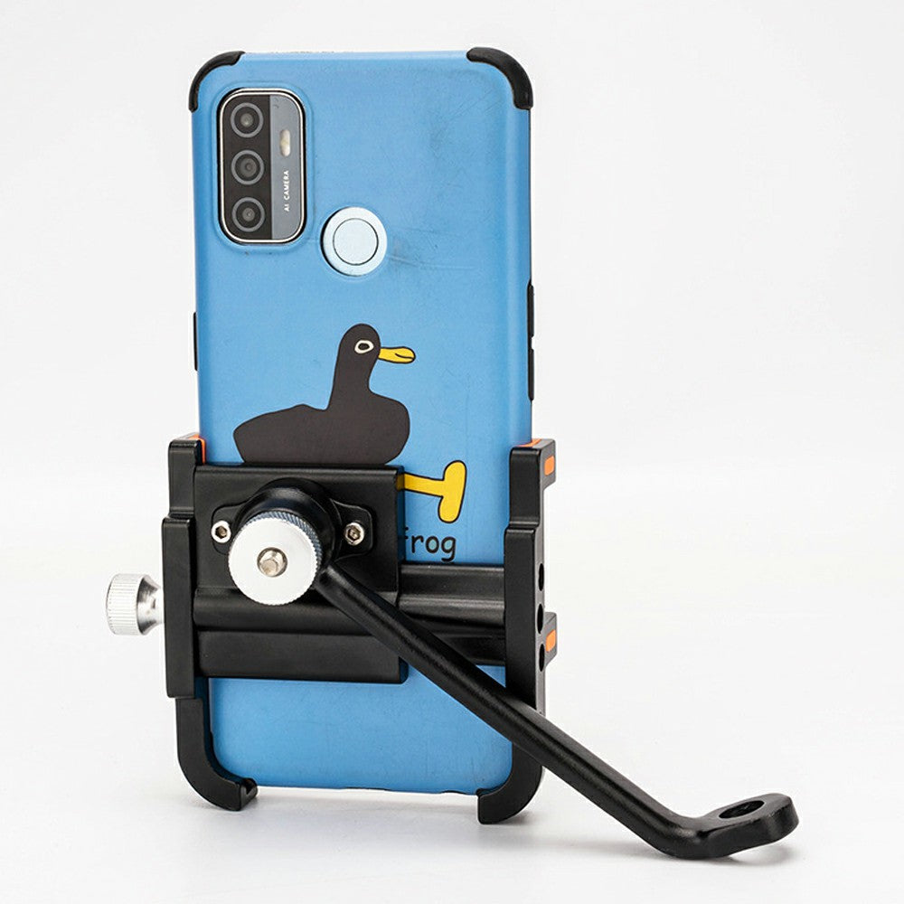 ZTTO Z-85M Motorcycle Bicycle Rear Mirror Mount Phone Holder Aluminum Alloy Shockproof Phone Bracket ZTTO Z-85M Motorcycle Bicycle Rear Mirror Mount Phone Holder Aluminum Alloy Shockproof Phone Bracket
